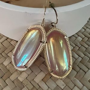 Kendra Scott Elle Earrings in Iridescent Tangerine